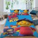 thumbnail image 2 of Sid el Niño Científico Conjunto de sábanas temático, trío de piezas, cómodo y amigable con la piel, diseño único, regalo de decoración para el hogar para familiares, amigos y fans,173cm *218cm, 2 of 6