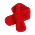 thumbnail image 2 of Red Scarfs Scarf Fleece Boys Girls Scarf Warm Winter Autumn Kids Collar Scarf Neck Warmer Children Scarf, 2 of 3