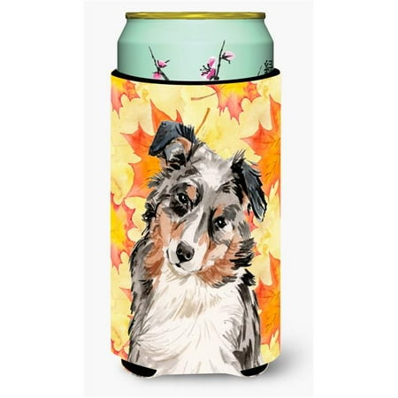 

Australian Shepherd Fall Tall Boy Beverage Insulator Hugger
