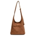 thumbnail image 1 of Bolso Mano Holgado Hobo Hombro para Mujer Correa Ajustable Gamuza Cierre Magnético Sólido Viajes, 1 of 9