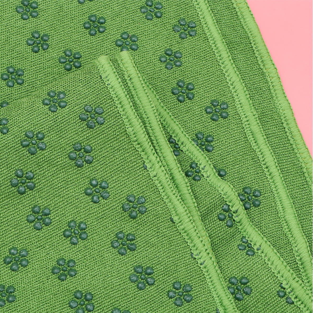 BESTONZON 1Pc Portable Green Pilates Blanket for Exercise with Anti Slip Feature