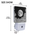 thumbnail image 4 of Yayeee LED Night Light for The Home Plug in With Light Sensors 2 Pack, Black Moon, 4 of 6