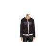 thumbnail image 1 of Finity Womens Mesh Paneled Bomber Jacket, Blue, 10, 1 of 1