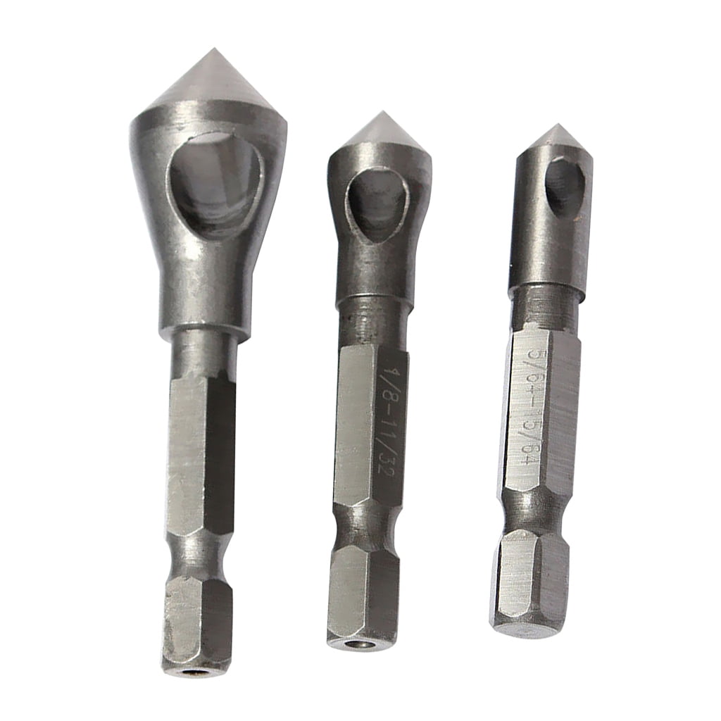 1/4" 45mm 50mm 60mm Countersink Power Drill Metal