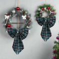 thumbnail image 4 of Elegant Buffalo Plaid Wreath Bow, 13.78'' x 9.84" Large Xmas Bow Ribbon for Wreath, Tree Topper, Door & Wall, Holiday Party Indoor Outdoor Decorations, 4 of 5