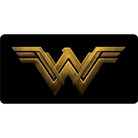 212 Main LPO3359 6 x 12 in. Wonder Woman on Black Photo License Plate