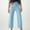 *Blue, variant on ClodeEU Womens High Waisted Stretchy Jeans , Wide Leg, Baggy, Loose, Trendy Jeans for Women Black,Womens Plus XL