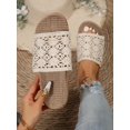 thumbnail image 1 of Fashionable Women's Woven Grass Lightweight Comfortable & Versatile Casual Vacation Personality Flat Sandals, 1 of 4