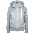 thumbnail image 1 of RKSTN Womens Tops Zip Up Cropped Hoodies Fleece Full Zipper Sweatshirts Pullover Winter Clothes Drawstring Sweater with Pocket, 1 of 3