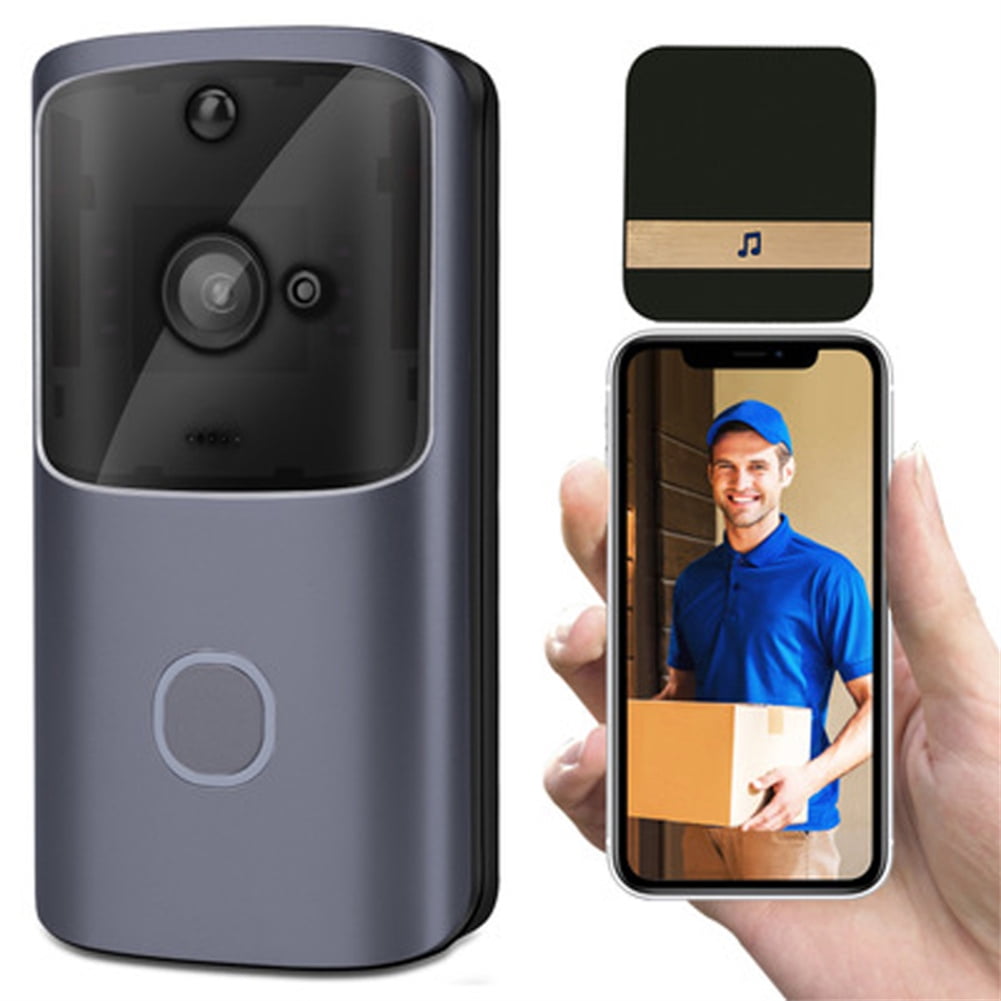 Smart 2.4G Wifi Wireless Doorbell Camera, Visual Intercom Night Vision IP - Walmart.com