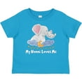 thumbnail image 3 of Inktastic My Nonni Loves Me Cute Elephants Clouds Moon and Stars Boys or Girls Baby T-Shirt, 3 of 5