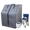 thumbnail image 4 of CoSoTower Portable Sauna for Home - Steam Sauna Tent, Personal Sauna - Sauna Heater, Tent, Chair, Remote Included for Home Sauna - Enjoy Your Own Personal Spa, 4 of 7