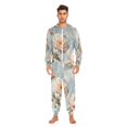 thumbnail image 3 of FORMRS Onesies Pajama for Adults Unisex Hoodie Winter Jumpsuit One Piece Sleepwear, Sizes S-2XL, Whimsical Rose, 3 of 7