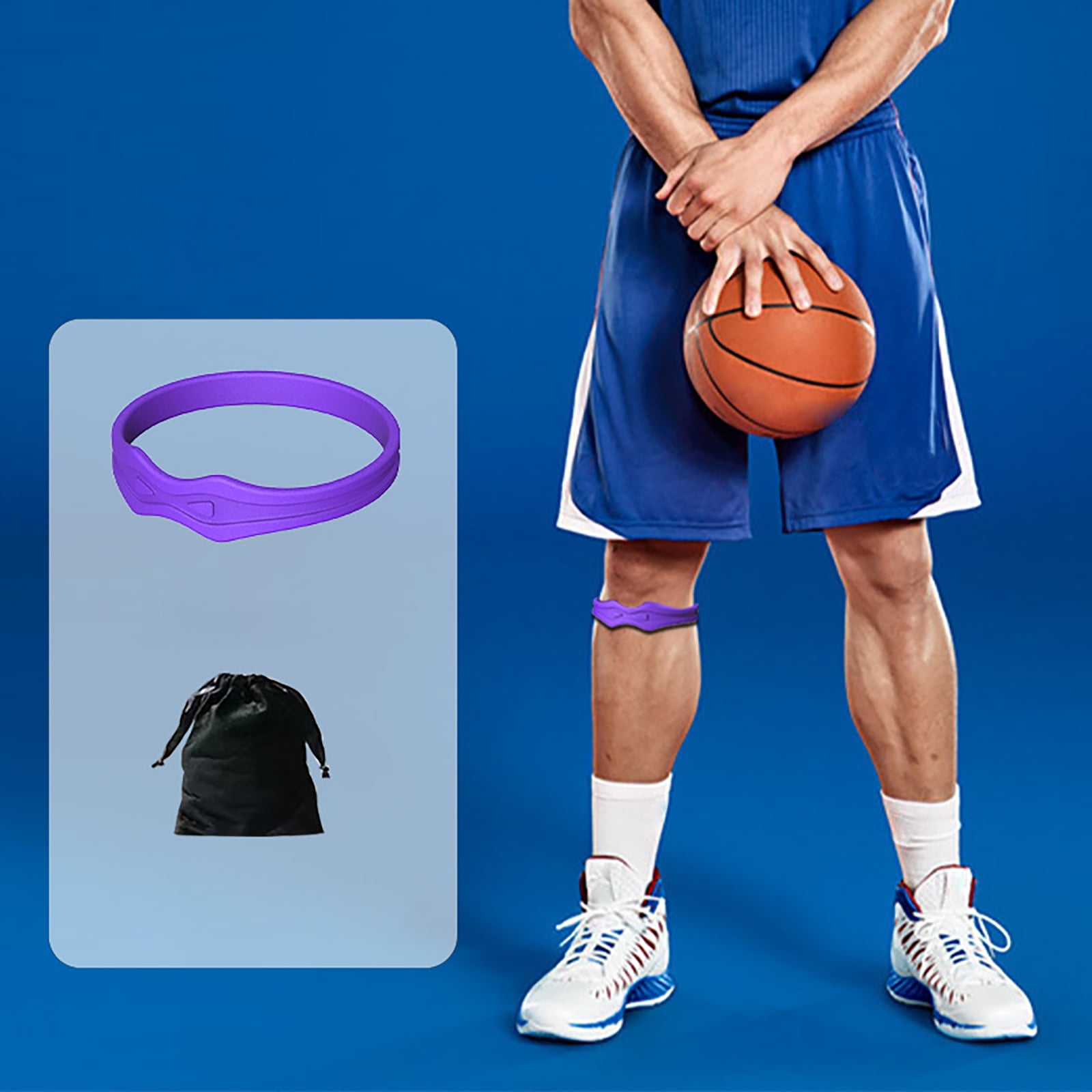 Fine Patella With Basketball Knee Force Band Silicone Running