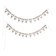 thumbnail image 2 of Banderín De Bandera, Fácil De Colgar, Estilo Campestre, Corazones Blancos, 2 Uds., Banderín Triangular Para Baby Shower, Boda, Cumpleaños OTVIAP Burlap Flag Banner, 2 of 8