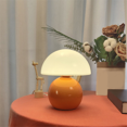 thumbnail image 3 of Mushroom Lamp Table Bedside Nightstand Lamp for Bedroom Cute Mini Mid Century Modern Lamp Dimmable Pink EU Plug, 3 of 6