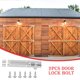 thumbnail image 5 of Bearachild 2x pestillo de cerradura de acero inoxidable plateado para puertas correderas pestillo de cerradura de puerta de fácil instalación y Conjuntos de muebles de dormitorio, 5 of 6