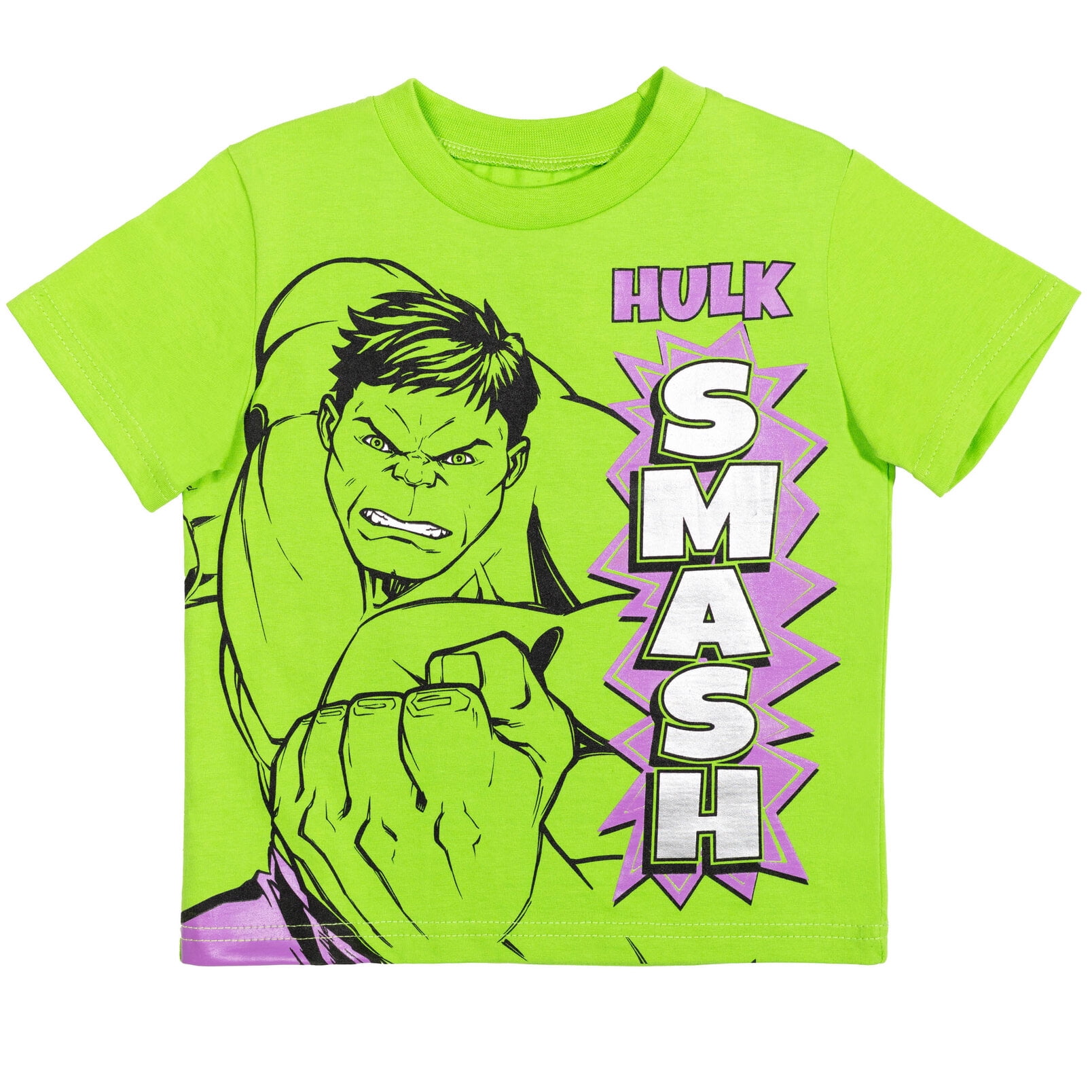 Marvel Avengers Toddler Boys' Short Sleeve T-Shirt Multipack Marvel Green Black
