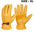 thumbnail image 1 of Guantes de jardinería de cuero para mujer: guantes de trabajo para desmalezar, cavar, plantar, rastrillar y podar, 1 of 4