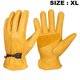 thumbnail image 1 of Guantes de jardinería de cuero para mujer: guantes de trabajo para desmalezar, cavar, plantar, rastrillar y podar, 1 of 4