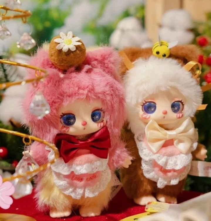 Baby Three Liila's Chef Kitten V4 Series Random Eyes Blind Box Cute Plush Figure