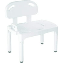 Carex Universal Tub Transfer Bench, Shower and Bath Seat, Height Adjustable, Holds Up to 400 Pounds