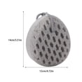 thumbnail image 3 of Wosthever Esponja para frotar la espalda con alta densidad y muchos poros para una comodidad excelente Linda bola de baño Juegos de accesorios de baño gris, 3 of 6