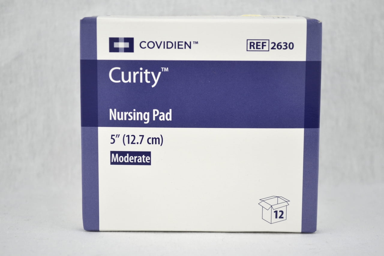 Curity Nursing Pads, Round, 5 Inch Diameter-Box of 12