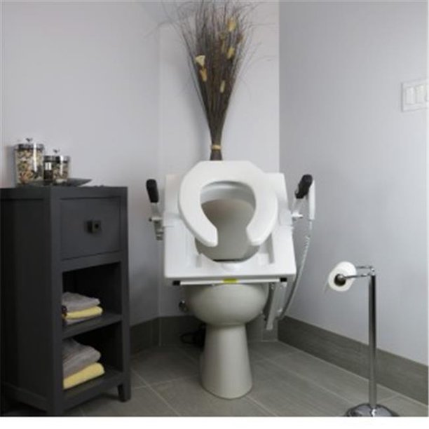 HOMECARE PRODUCTS Tilt Toilet Seat Lift Single Motor Elongated Seat