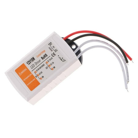 

led ligth power Power Supply For LED Strip Lights Output 12V DC 18W