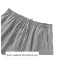 thumbnail image 4 of Men's Breathable Quick-Dry Beach Shorts Slightly Elastic Drawstring Loose Fit Sports Swim Trunks with Two Side Pockets, 4 of 7