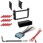 GSKIT967 Car Stereo Installation Kit for 2004-2007 Chevrolet Malibu - in Dash Mounting Kit, Wire Harness, Antenna Adapter for Single or Double Din Radio Receivers
