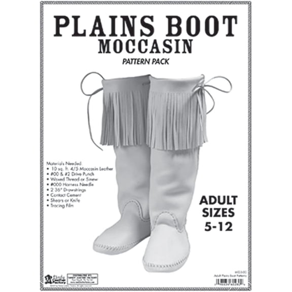 Pattern Pack-Adult Plains Boot Moccasin