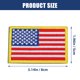 thumbnail image 3 of 2 parches de bandera estadounidense, parches decorativos, exquisitos parches para ropa., 3 of 7