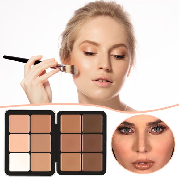 Color Correcting Concealer 12 Color Concealer Foundation Long Wearing Full Coverage Makeup And Corrector For Under Eye Dark & Blemishes