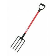 Bully Tools 92370 Spading Fork with Fiberglass Handle and Poly D-Grip