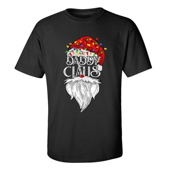 Trenz Shirt Company Daddy Clause Short Sleeve Shirt-Black-Medium