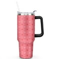 thumbnail image 2 of Love Heart 40 OZ Tumbler Cup with Lid and Straw for Water Iced Tea Coffee Smoothie and More, 2 of 7