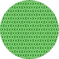 thumbnail image 1 of Ahgly Company Machine Washable Indoor Round Transitional Emerald Green Area Rugs, 4' Round, 1 of 7
