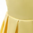 thumbnail image 2 of Vedolay Spring Dress Sleeveless Tulle Mesh Flower Girl Party Dress,Yellow 5-6 Years, 2 of 5
