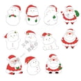 thumbnail image 4 of Lindo micro paisaje de muñeco de nieve de Papá Noel, decoración de bonsái de bricolaje, decoración de nieve, león marino, decoración navideña, 4 of 5