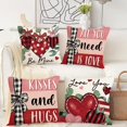 thumbnail image 1 of Wzzjkit Home Decor 4PC Valentine's Day for Girlfriend Pillow Cushion Home Printing Pillow Set Sofa Bedside, 1 of 6
