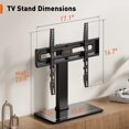 Universal Swivel TV Stand for 3260" TVs with Height Adjustable, Tilt