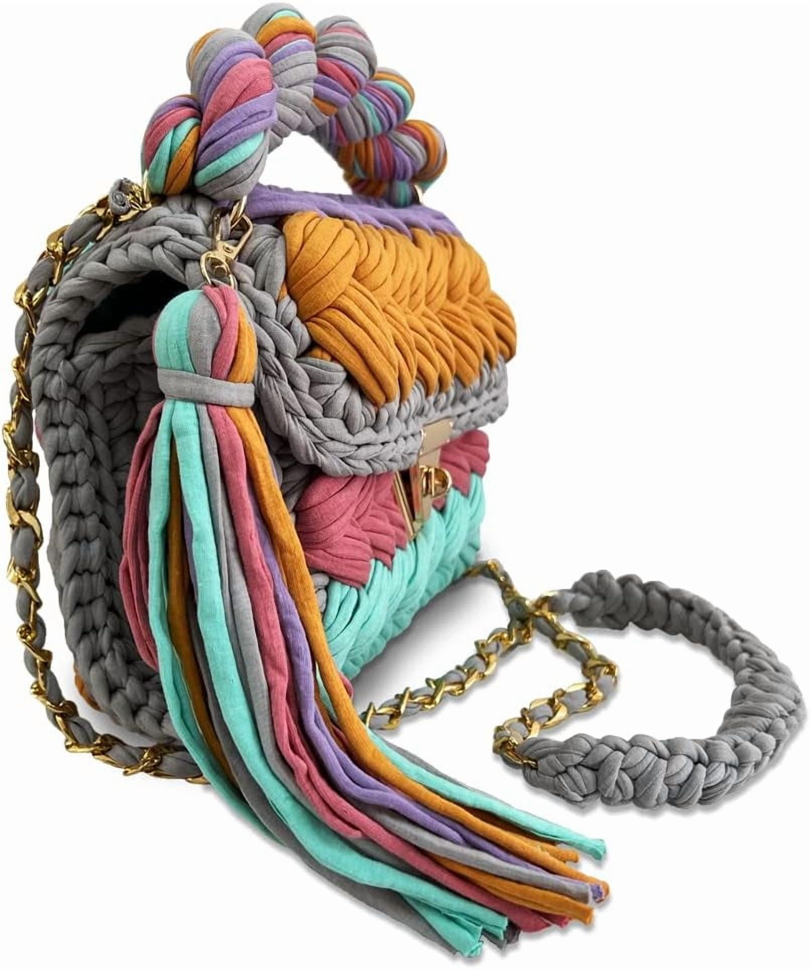 Evening Clutch Bag for Women, Handmade Crochet Wedding Party Purse, Small Flap Formal Crossbody Handbag Evening Clutch