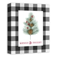 thumbnail image 2 of Creative Products Merry and Bright Pine 11x14 Canvas Wall Art, 2 of 5
