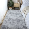 thumbnail image 2 of Fluffy Area Rugs for Bedroom, Non-Slip Washable Soft Shag Carpet, Plush High Pile Throw Rug for Living Room, Dorm, Aesthetic Decor Grey, 2 of 5