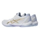 thumbnail image 4 of Tenis Asics Mujer Dama Gel Rocket 12 Blanco Dorado Voleibol blanco 3.5 MX, 4 of 9