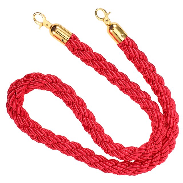YSNOOWE Cuerda Barrera Color Para Control De Multitudes Con Metálicos Resistente Y Elegante