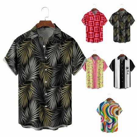 

Toddler Boys Beach Button Down Polo Shirts Regular Fit Cheap Clothing Size 100-170/XXS-8XL