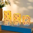 thumbnail image 6 of Flameless Flickering Candles with Remote, Bunny Easter Egg Design LED Pillar Lights, Battery Powered for Home Easter Decoration, 6 of 6